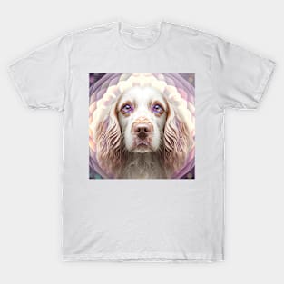 A Fractal Design of A Cocker Spaniel T-Shirt